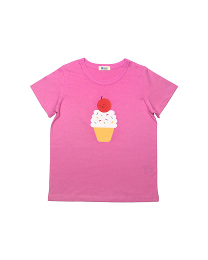 Cherry On Top T-shirt In Pink